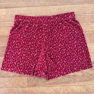 No boundaries women's ribbed elastic waist casual lounge shorts size small S
 b4